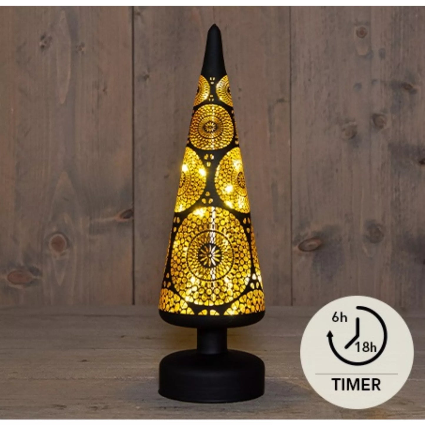 10LED Kerstboompje glas marrakech