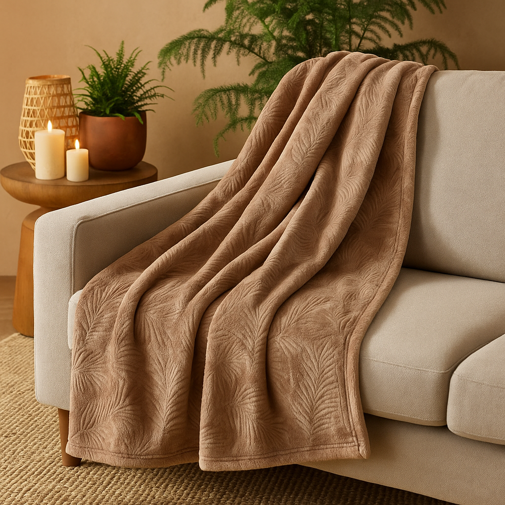 Boltze Home Woondeken taupe.