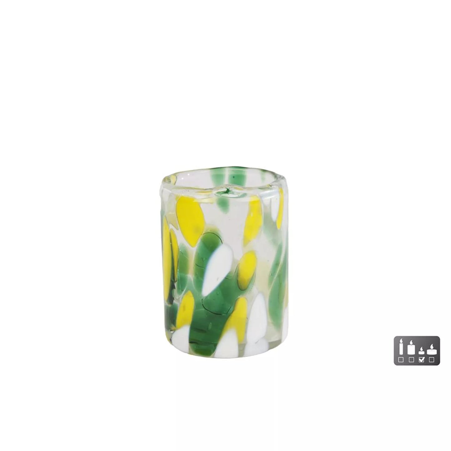 Theelicht Dots in 2 maten.