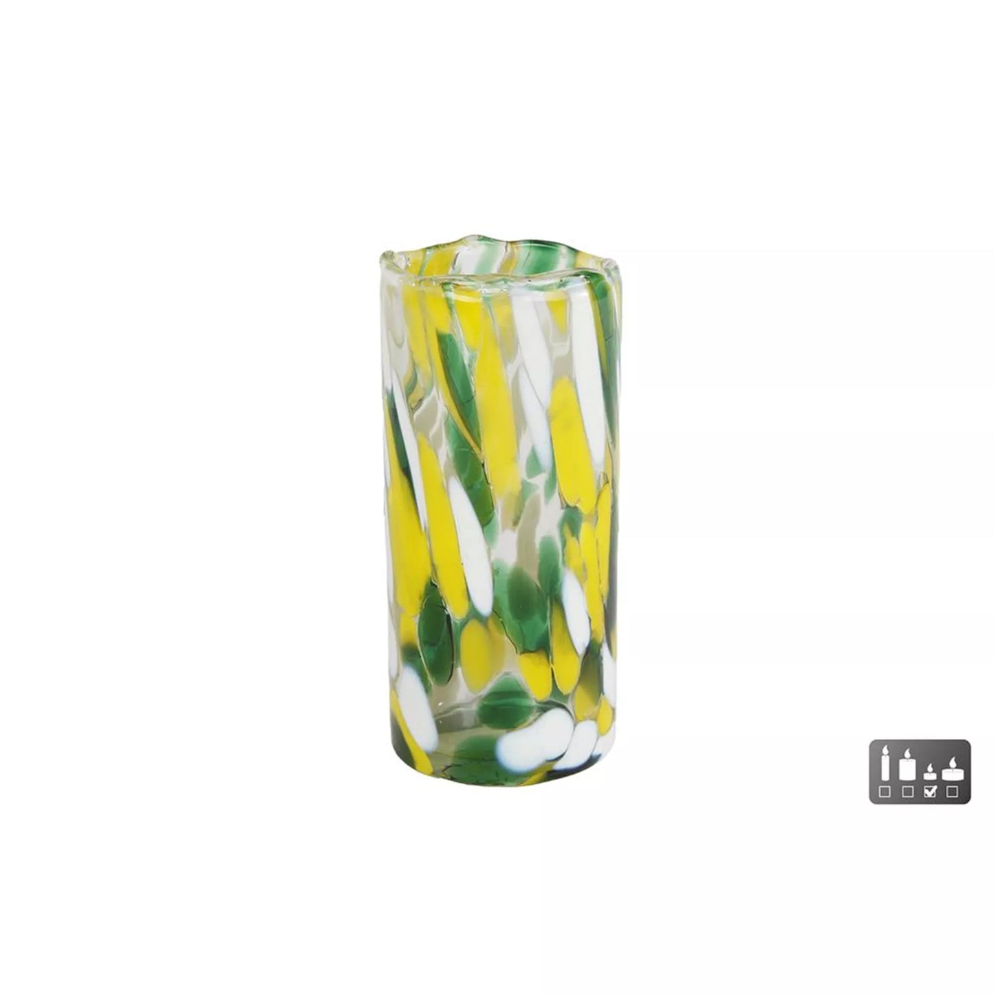 Theelicht Dots in 2 maten.