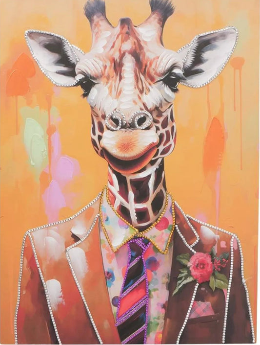 Boltze Home schilderij Ferdy giraf