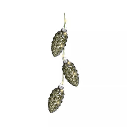 Strengverlichting dennenappel groen LED