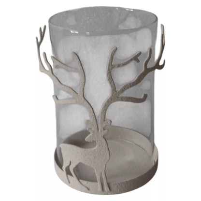 Theelichthouder rendier (20% korting bij 2de artikel)