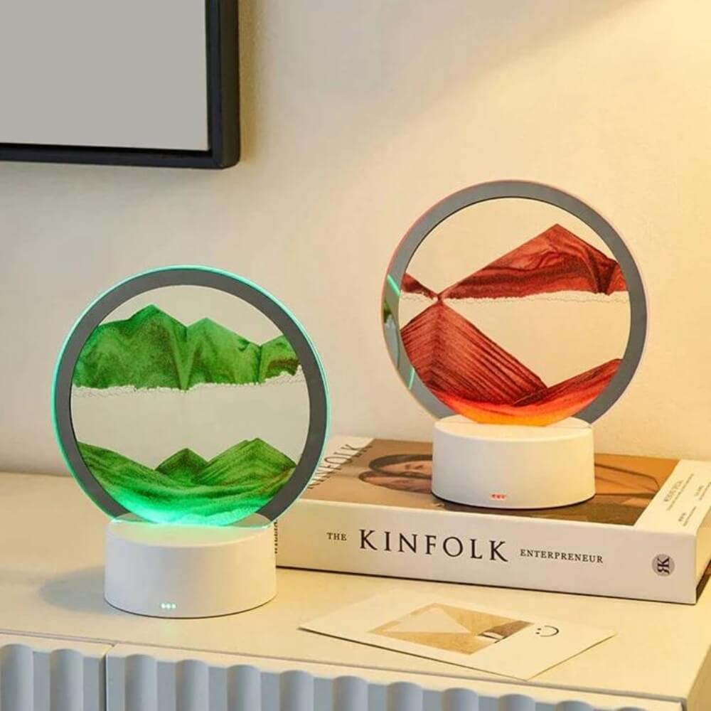 Sand Art Tafellamp(in 6 kleuren)