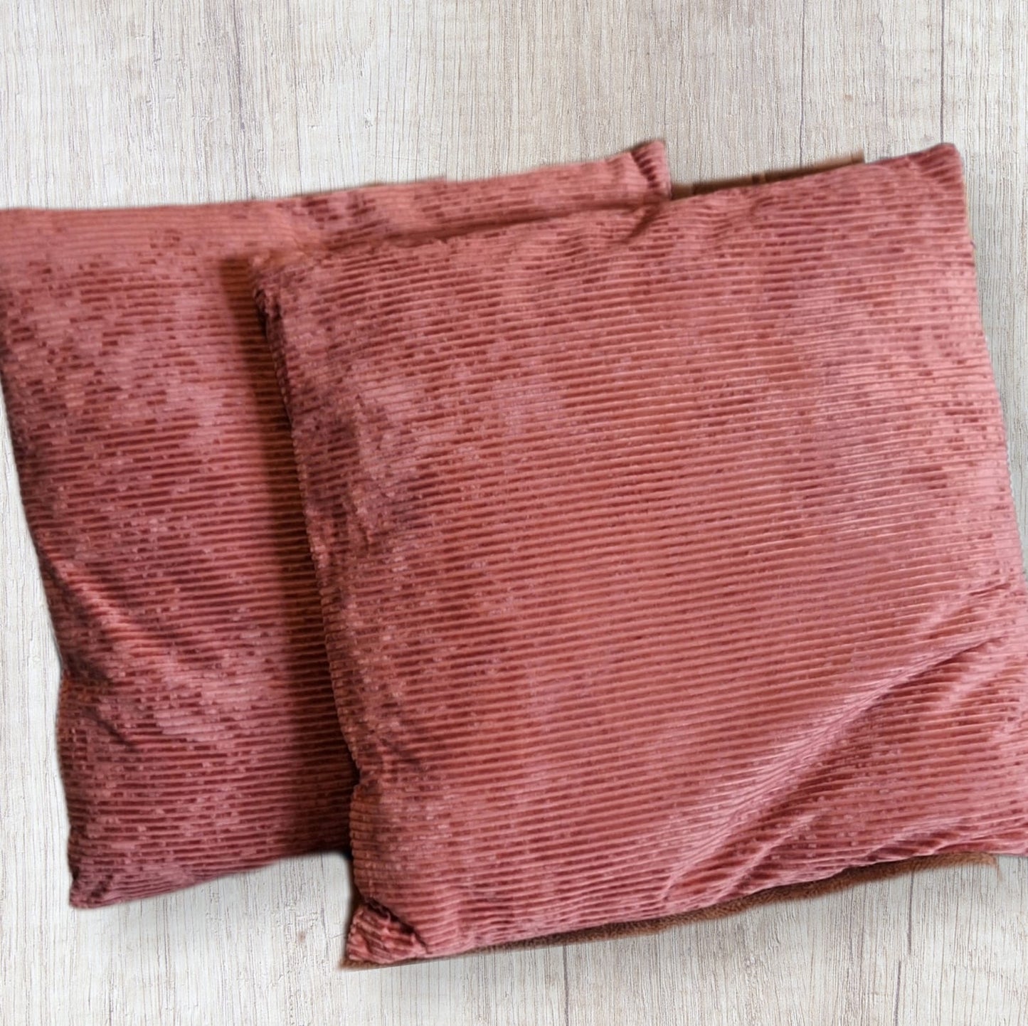 Rib Shiny Roze kussen 45x45