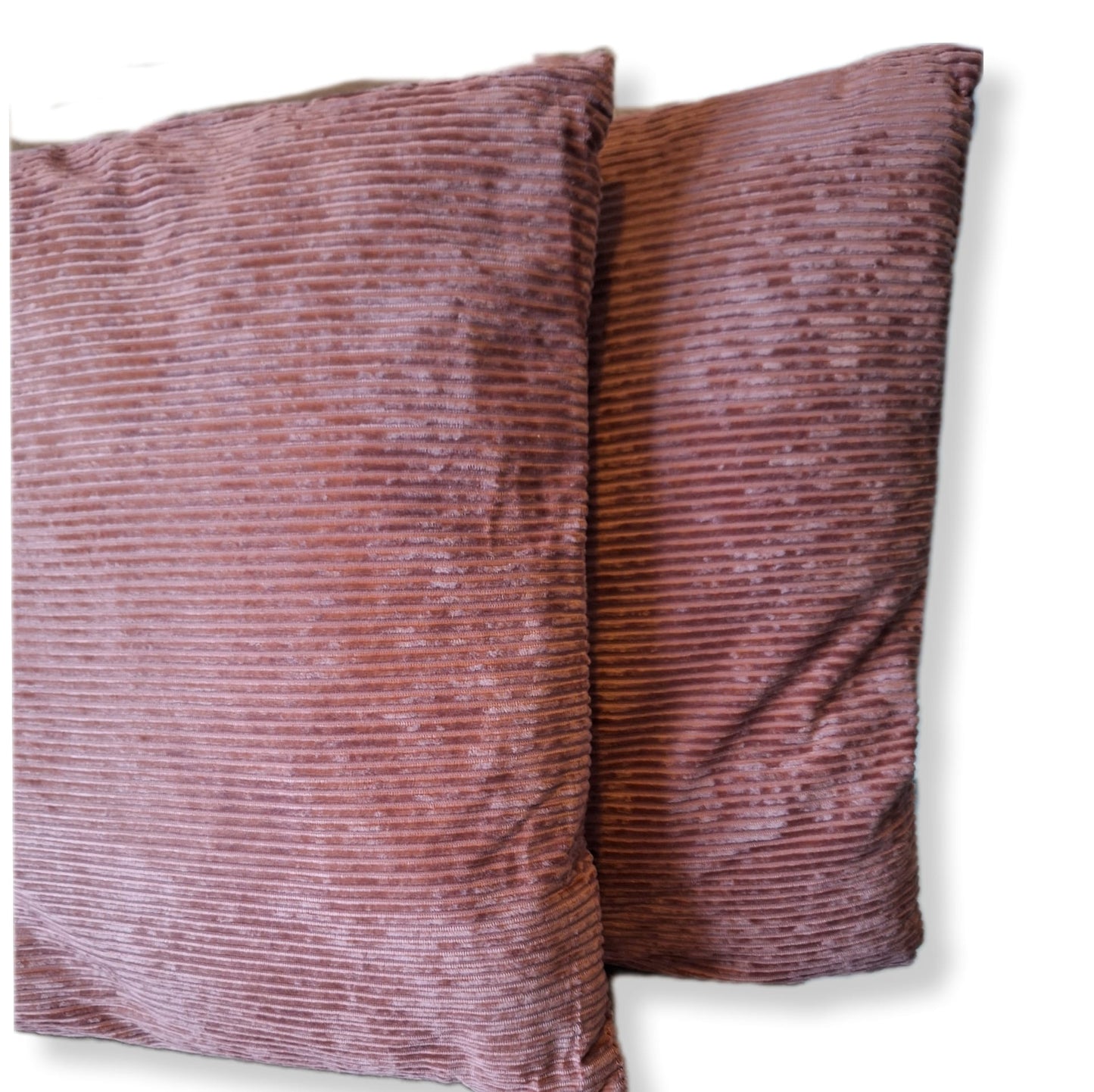 Rib Shiny Roze kussen 45x45