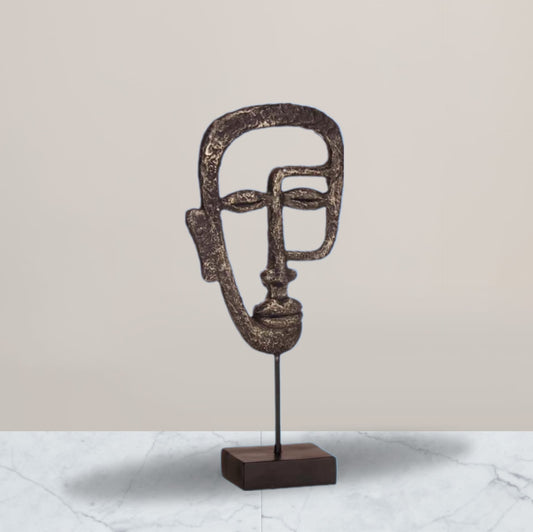 Decoratieve figuren gezicht