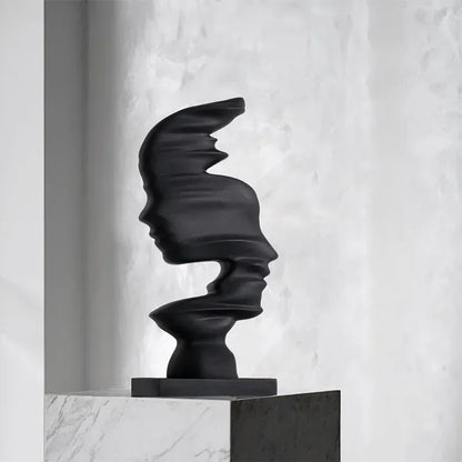 Polymer Abstract Sculptuur – Modern Mensbeeldje. (2 varianten)