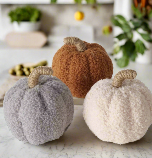 Deco pompoen set van 3.